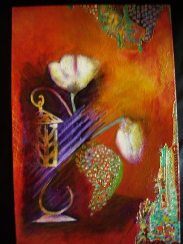 Painting titled "lighted" by Ytnes, Original Artwork, Acrylic