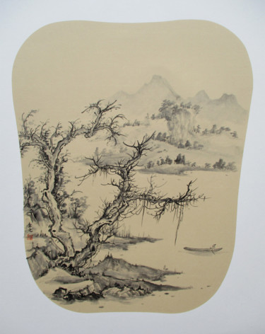 Drawing titled "A Glimpse Back To S…" by Yuan Li, Original Artwork