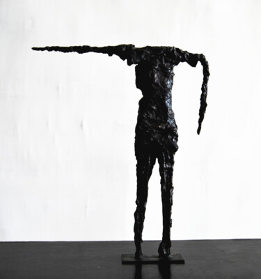 Sculptuur getiteld "Insomnia(3/7)" door Ming Yuan, Origineel Kunstwerk, Metalen