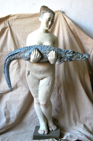 Sculpture intitulée "The fable series of…" par Ming Yuan, Œuvre d'art originale, Métaux