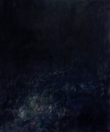 Malerei mit dem Titel "Rivière" von Yuanchi Jiang, Original-Kunstwerk, Öl