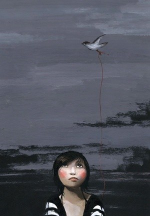 Painting titled "飞啊 、飞不走" by Zhi Sheng Xia Zi Ji, Original Artwork