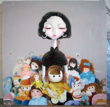 绘画 标题为“玩具人生1——娃娃” 由只剩下自己, 原创艺术品