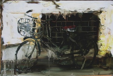 绘画 标题为“自行车” 由阿越, 原创艺术品, 油