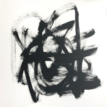 Pintura intitulada "Abstract 3" por Yuehua He, Obras de arte originais, Acrílico