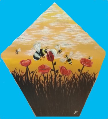 Картина под названием "Рассвет" - Юлия Лицова, Подлинное произведение искусства, Масло Установлен на Деревянная рама для нос…