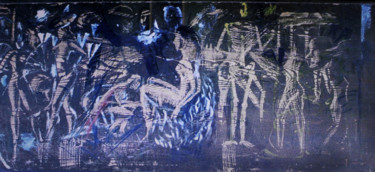 Картина под названием "The ball at Satan's" - Yulia Dolgorukova, Подлинное произведение искусства, Темпера