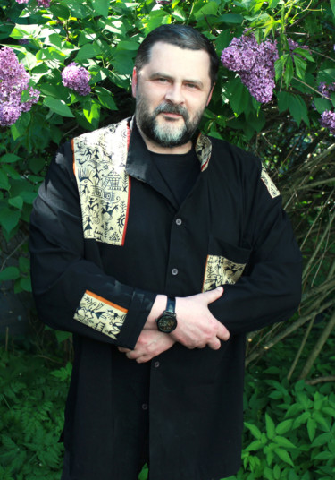 Author's costume for Nikolay Sednin Design intitulée "Author's costume fo…" par Yulia Frank, Œuvre d'art originale, Vêtements