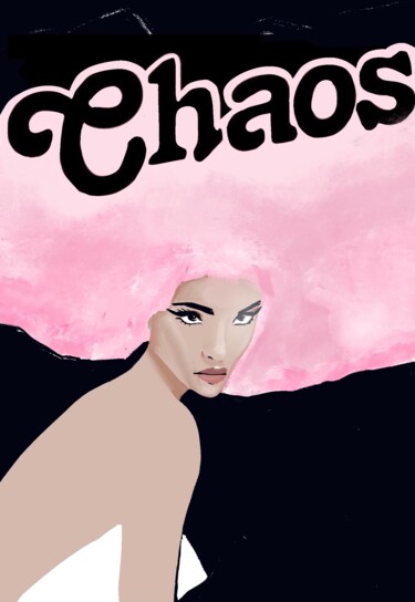 Arts numériques intitulée "Chaos" par Yulia Gvozdkova, Œuvre d'art originale, Travail numérique 2D