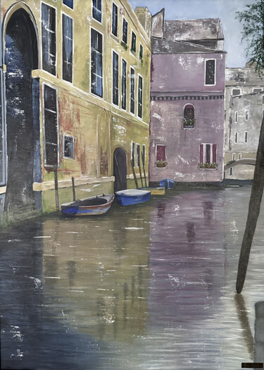 Malerei mit dem Titel "Venice in my heart" von Yulia Orekhova, Original-Kunstwerk, Acryl
