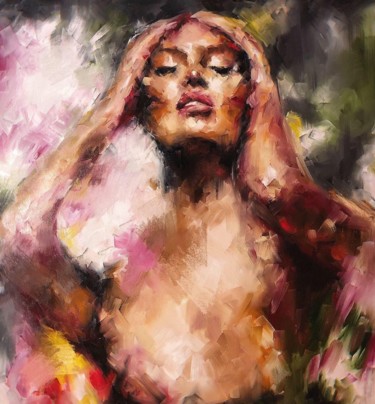 Painting titled "Venus" by Yulia Varlamova, Original Artwork, Oil