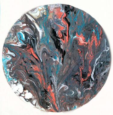 FluidArt Painting titled "FluidArt" by Yulia Varlamova, Original Art, Acrylic