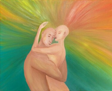 "Couple" başlıklı Tablo Yulia Vasenina tarafından, Orijinal sanat, Petrol