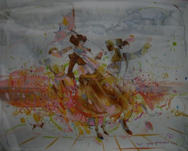 Картина под названием "This day belongs to…" - Yulia Luchkina, Подлинное произведение искусства, Масло