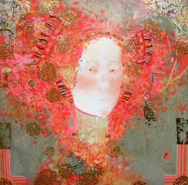 Картина под названием "Tsarevna" - Yulia Luchkina, Подлинное произведение искусства, Масло