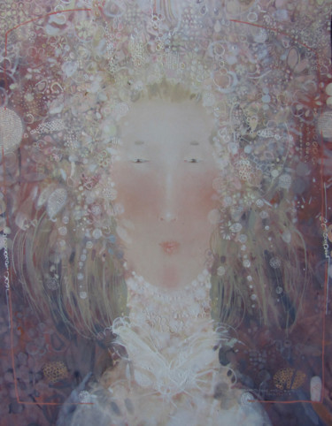Картина под названием "these angels there…" - Yulia Luchkina, Подлинное произведение искусства