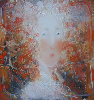 Картина под названием "Ten thousand miles…" - Yulia Luchkina, Подлинное произведение искусства, Темпера