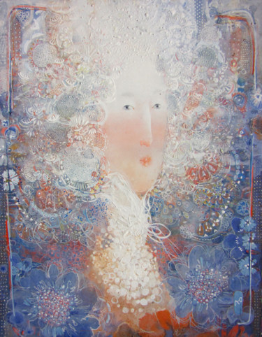 Painting titled "Follow to my bliss." by Yulia Luchkina, Original Artwork, Tempera