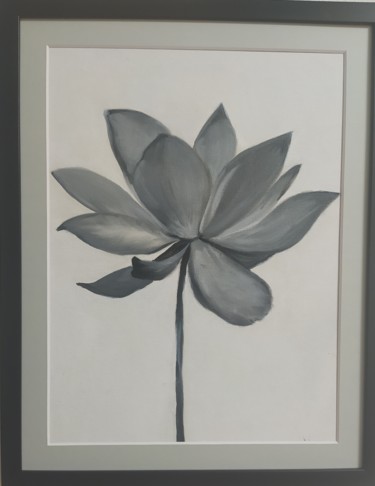 Peinture intitulée "triptych "Lotuses".…" par Yulia Sheverova, Œuvre d'art originale, Huile Monté sur Carton