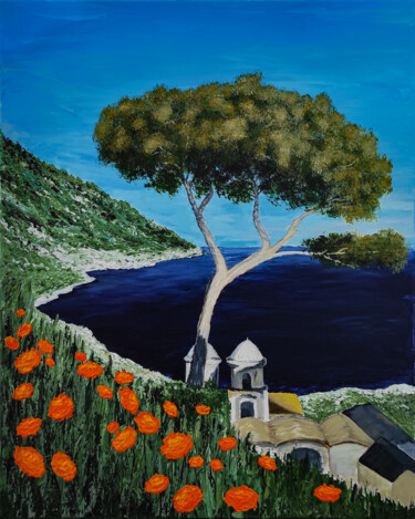 "Beauriful coast" başlıklı Tablo Yuliia Khazova tarafından, Orijinal sanat, Akrilik