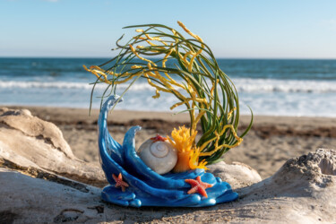 Skulptur mit dem Titel "World Ocean collect…" von Yuliia Khovbosha, Original-Kunstwerk, Ton