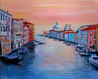 Peinture intitulée "My beautiful Venice" par Yuliia Mahda, Œuvre d'art originale, Huile