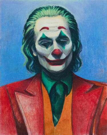 Pittura intitolato "The Joker" da Yuliya Bokuchava, Opera d'arte originale, Acrilico