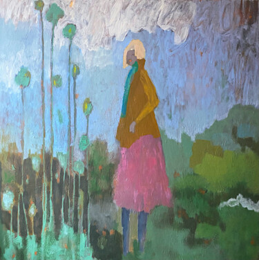Pintura titulada "После дождя" por Yuliya Sertukova, Obra de arte original, Acrílico Montado en Bastidor de camilla de madera