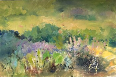 Schilderij getiteld "Flowers of Summer S…" door Yulya Baraeva, Origineel Kunstwerk, Olie