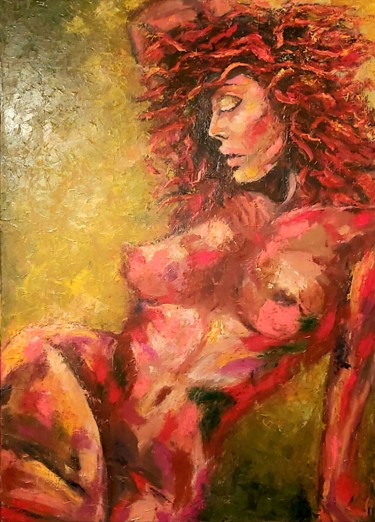 Pintura titulada "Eva" por Julia Tokar (Jt), Obra de arte original, Oleo