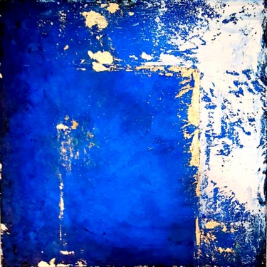 Peinture intitulée "Through the blue" par Julia Tokar (Jt), Œuvre d'art originale, Acrylique