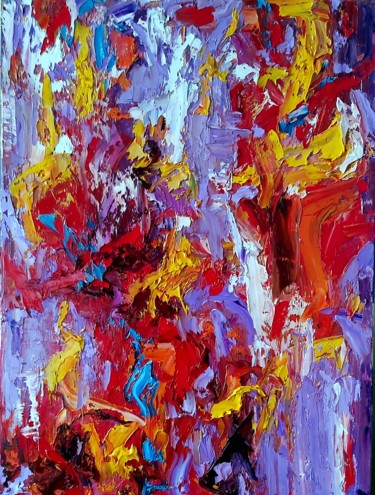 Painting titled "Illusion of passion" by Julia Tokar (Jt), Original Artwork, Oil