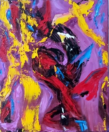Картина под названием "Incipience" - Julia Tokar (Jt), Подлинное произведение искусства, Масло