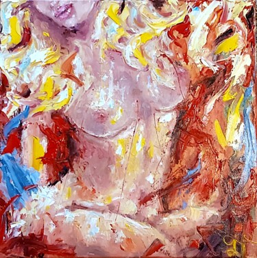 Painting titled "Unbridled passion" by Julia Tokar (Jt), Original Artwork, Oil