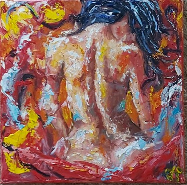 Painting titled "With rum taste" by Julia Tokar (Jt), Original Artwork, Oil