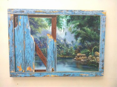 Pintura titulada "Riviere Cuba" por Yunier Guerrero, Obra de arte original