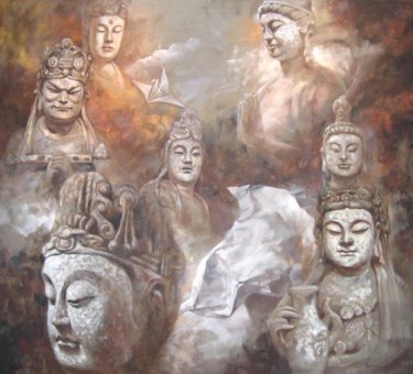 Painting titled "Figures of Eternity…" by Chen Yun Xiao, Original Artwork