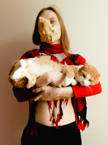 Fotografía titulada "Cat 2" por Yura Taralov, Obra de arte original, Fotografía digital