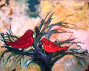 "the tree and..." başlıklı Tablo Yurdagül Işıl tarafından, Orijinal sanat, Petrol