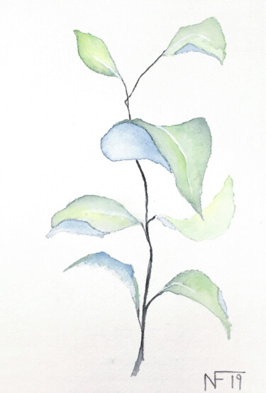 제목이 "Leaves Studio 1"인 미술작품 Yūrei로, 원작, 수채화