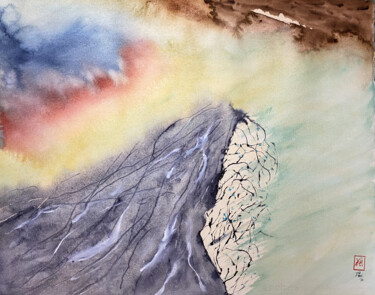 Painting titled "Impalpable" by Yūrei, Original Artwork, Watercolor
