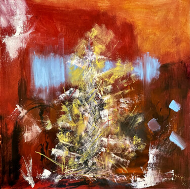 Painting titled "Buon Natale - Merry…" by Yūrei, Original Artwork, Oil
