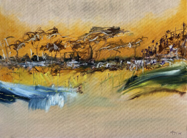 Painting titled "Campi" by Yūrei, Original Artwork, Oil