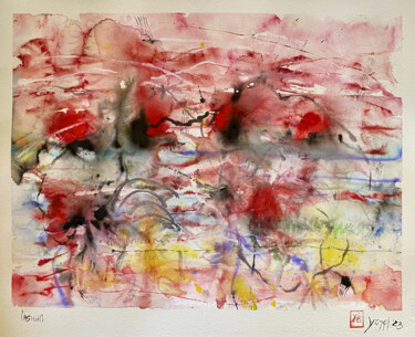 Painting titled "Insight 6" by Yūrei, Original Artwork, Watercolor