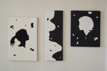 Картина под названием "triptych" - Yuri Belchev, Подлинное произведение искусства, Масло