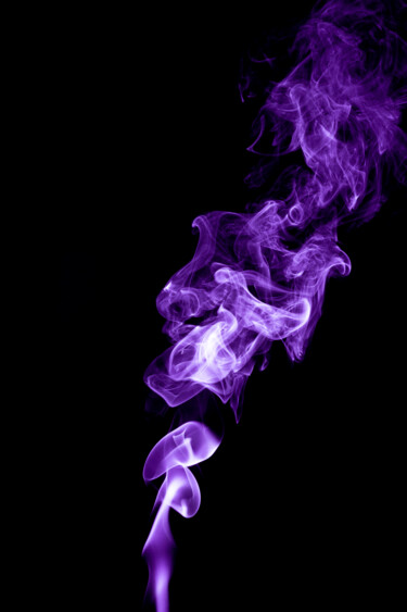Photographie intitulée "Smoke Abstraction 55" par Yuri Palibroda, Œuvre d'art originale, Photographie numérique