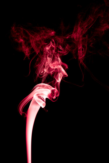 Photographie intitulée "Smoke Abstraction 60" par Yuri Palibroda, Œuvre d'art originale, Photographie numérique