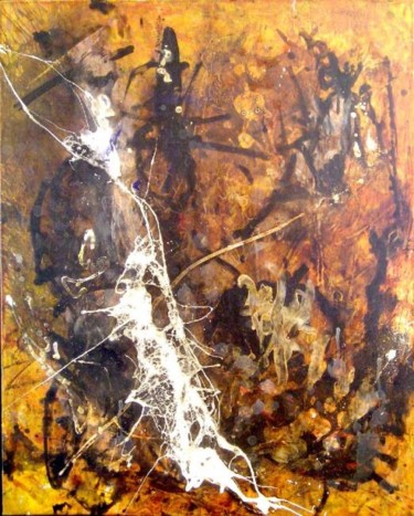 Painting titled "earthchild" by Yuri Zain Elvin, Original Artwork