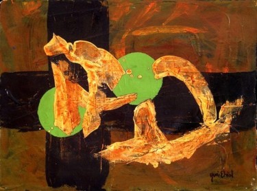 Painting titled "learn 06" by Yuri Zain Elvin, Original Artwork