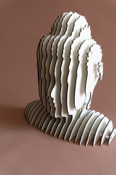 Sculpture intitulée "Buddha" par Yuriy Kraft, Œuvre d'art originale, Plastique